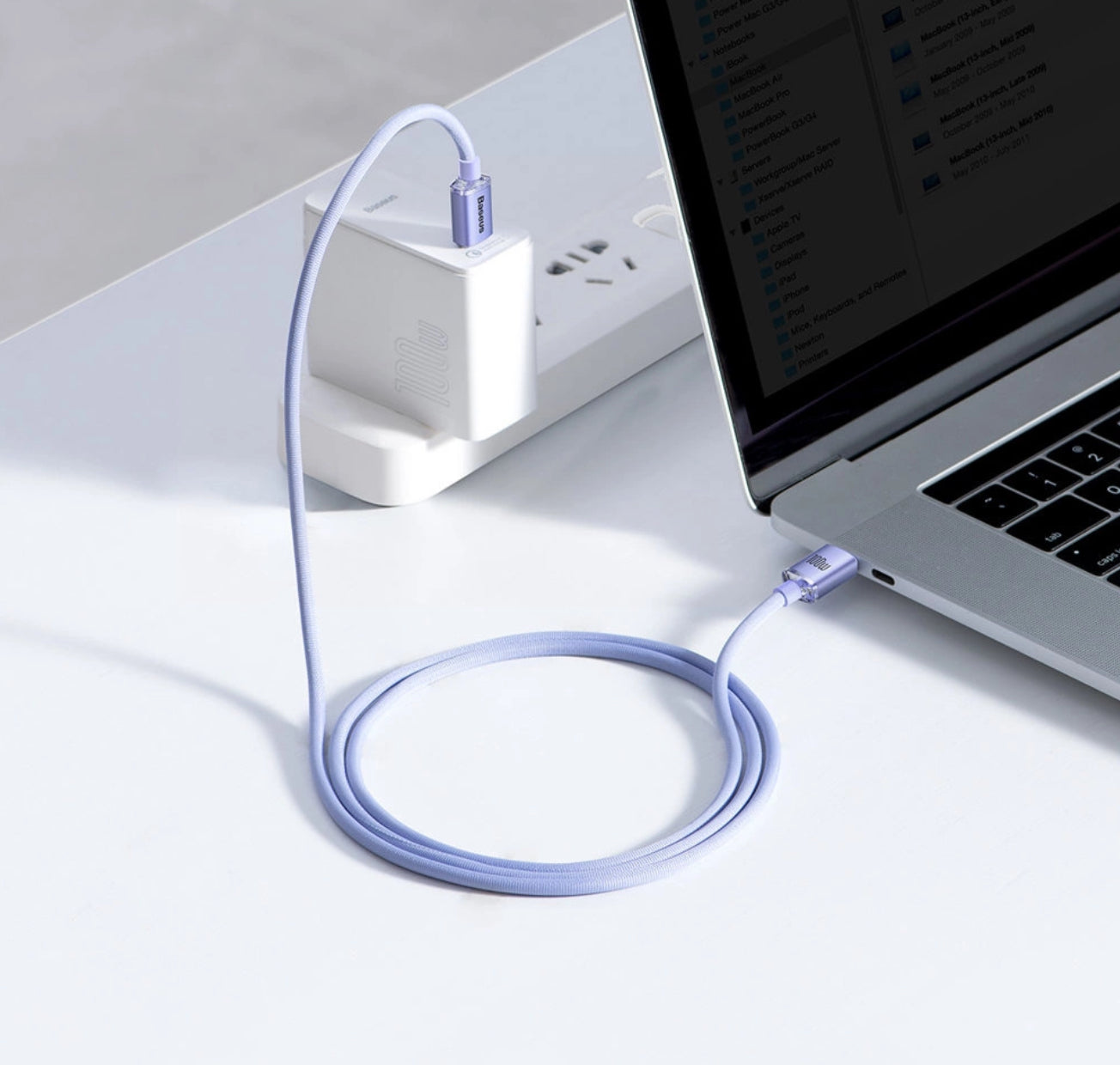 Baseus Crystal Shine USB C Kabel 100W / 1,2m