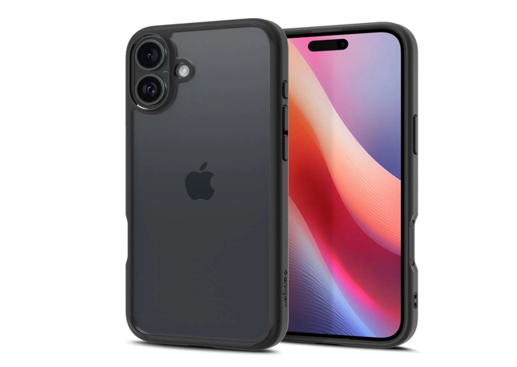 Spigen Ultra Hybrid-Hülle für iPhone 16 – mattschwarz