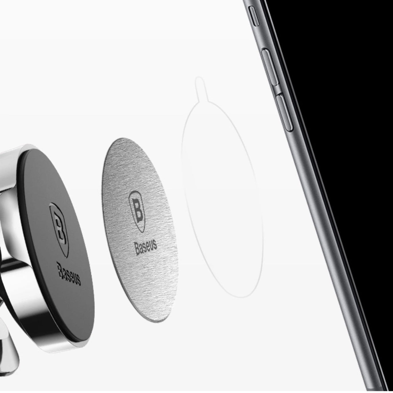 Baseus Magnet Iron Suit selbstklebende Platten für Magnethalter