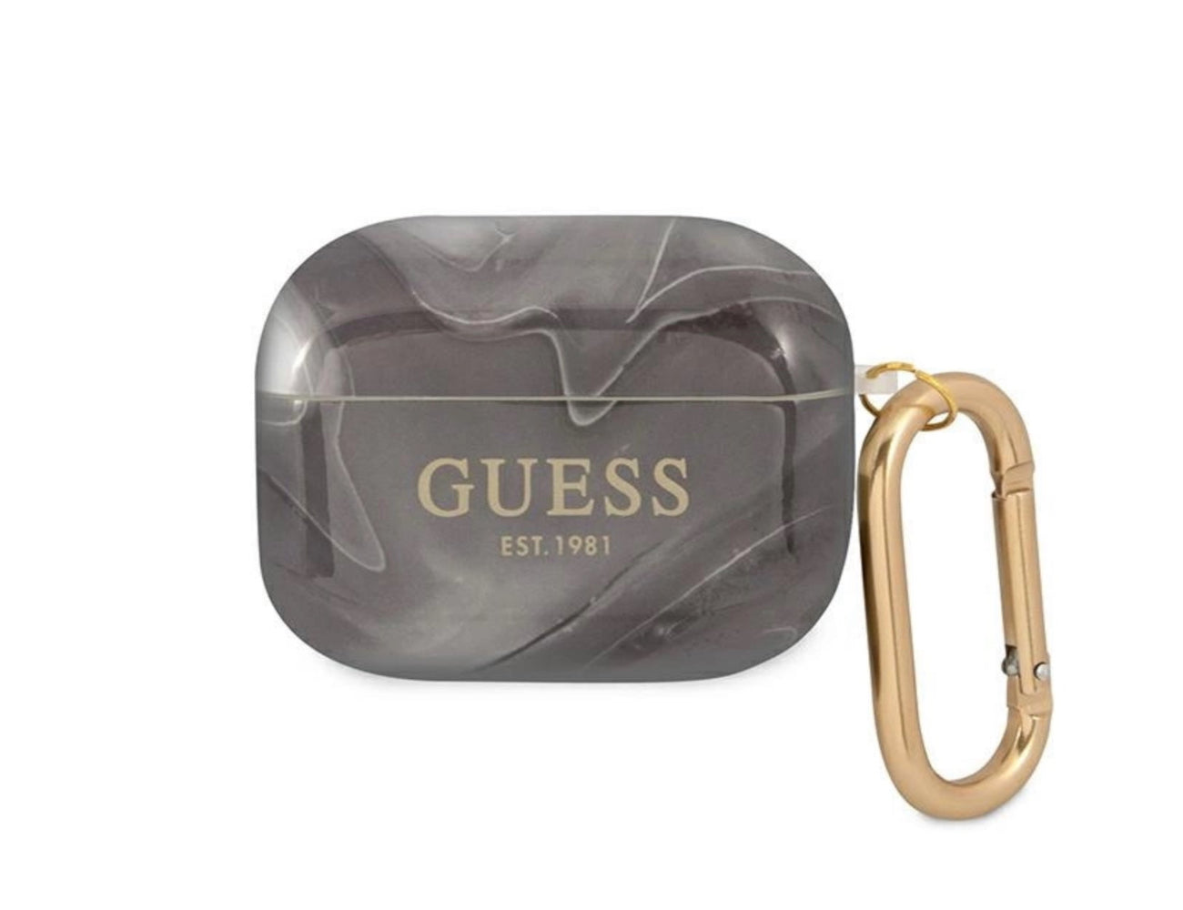Guess Abdeckung kompatible mit Air Pods 3 schwarz marble Kollektion