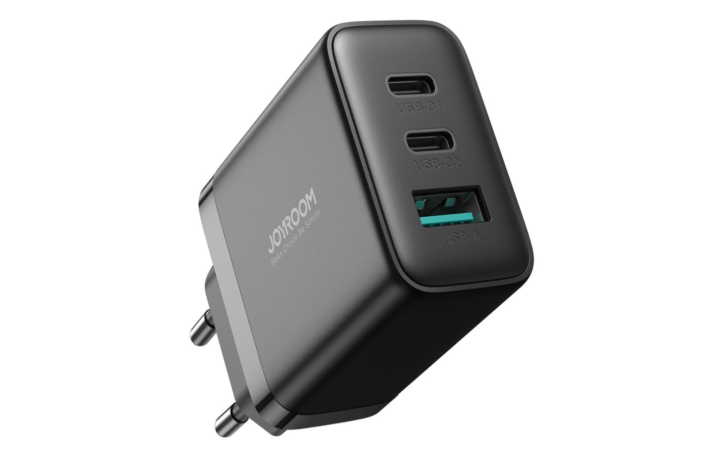 Joyroom Schnellladegerät 2x USB-C / 1x USB-A / 32W