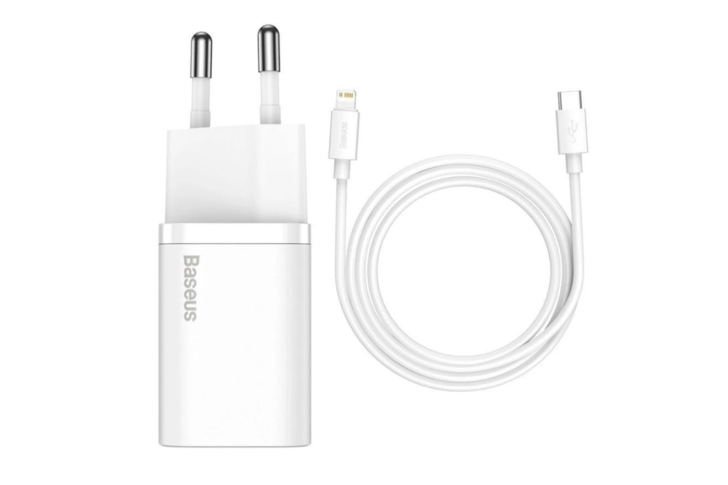 Baseus super schnelles Ladegerät USB C / 20W inkl. Kabel USB C / 1m