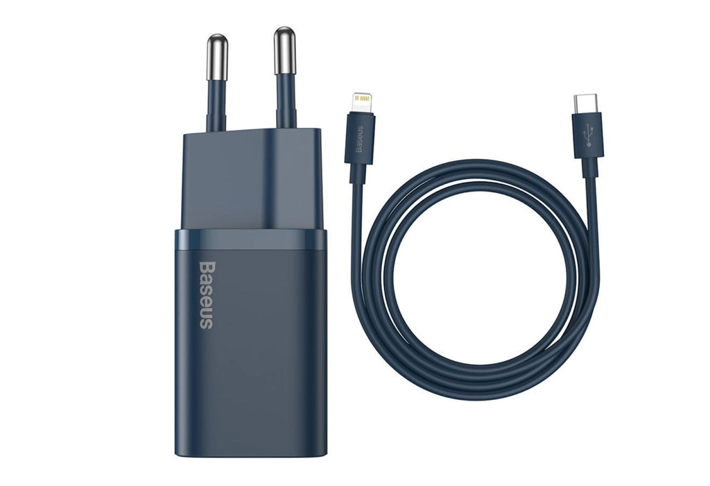 Baseus super schnelles Ladegerät USB C / 20W inkl. Kabel USB C / 1m