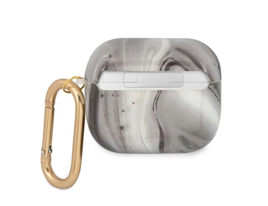 Guess Abdeckung kompatible mit Air Pods 3 schwarz marble Kollektion