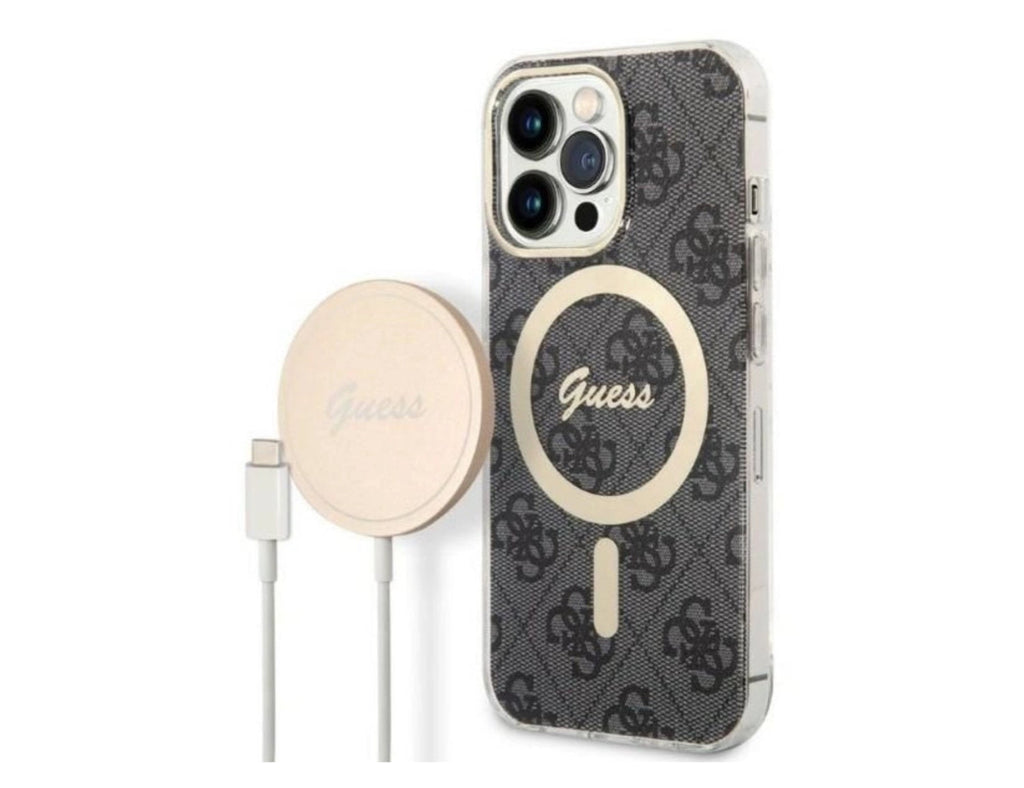 Guess Handyhülle & MagSafe Ladekabel im Set 4 G Print - iPhone 13 Pro