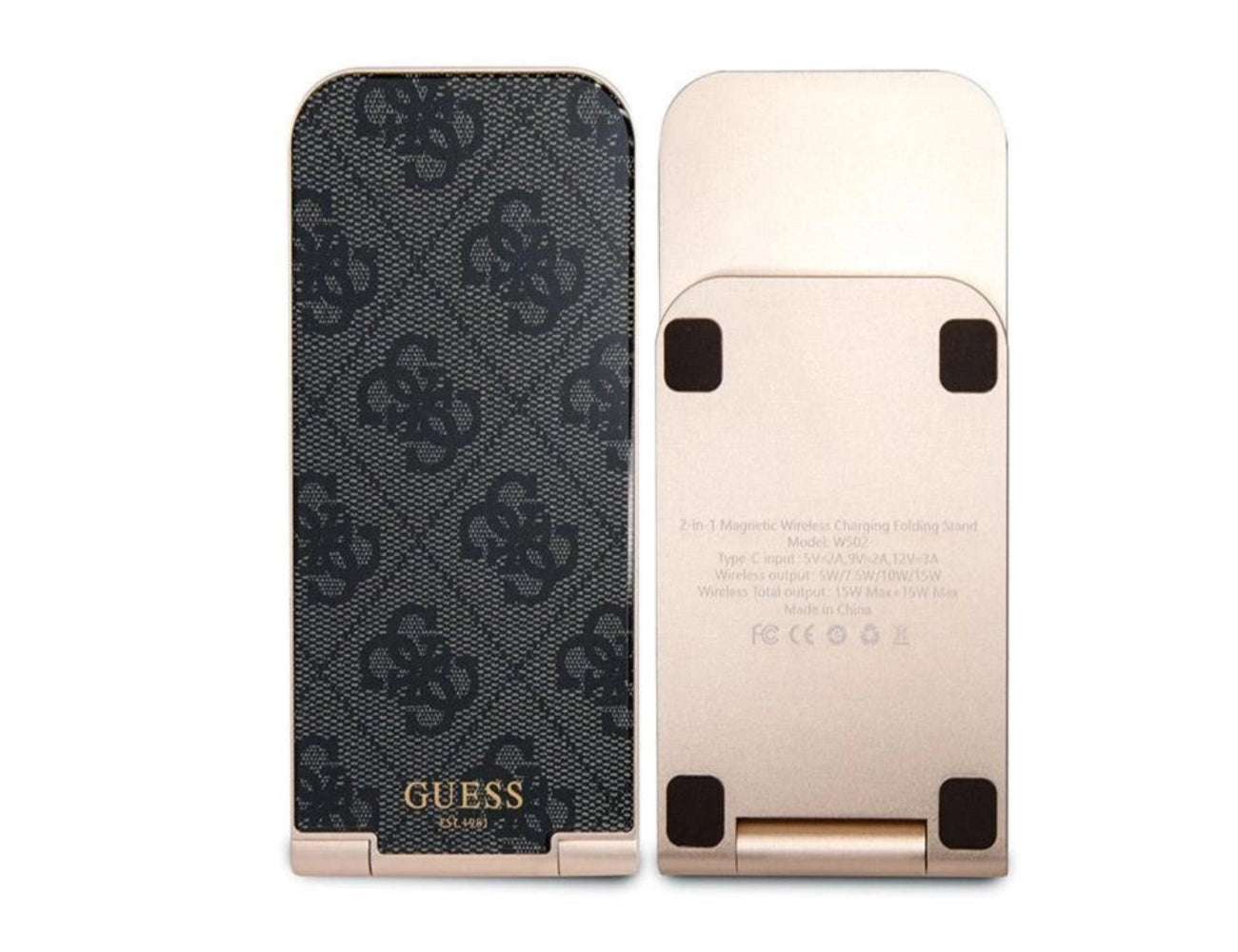 Guess faltbares induktives Ladegerät 4G Pattern Kollektion MagSafe