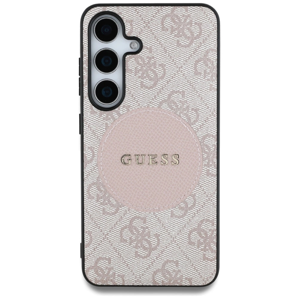 Guess Handyhülle 4G Round Patch Classic Logo MagSafe Kollektion - Samsung Galaxy S25