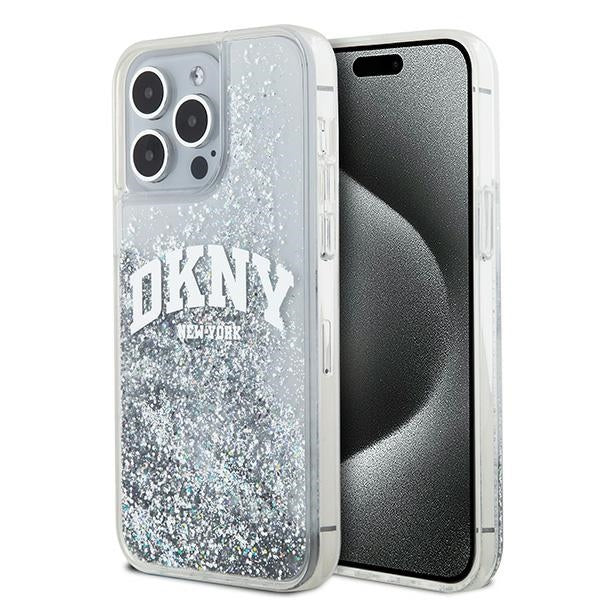 DKNY Handyhülle Liquid Glitter Big Logo - iPhone 15 Pro