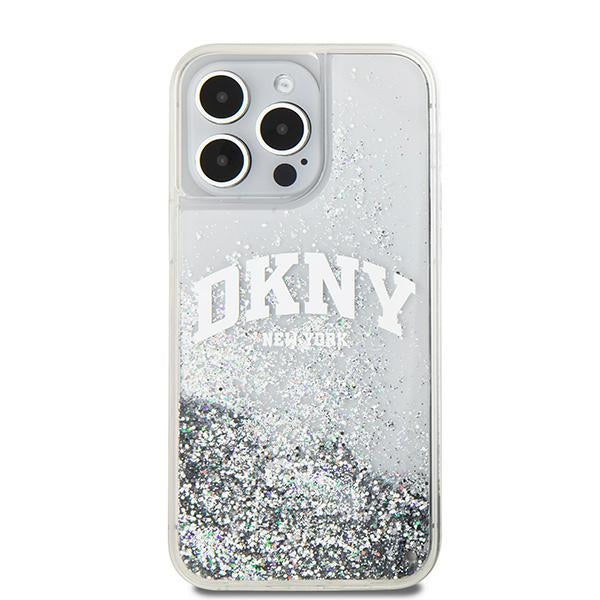 DKNY Handyhülle Liquid Glitter Big Logo - iPhone 15 Pro