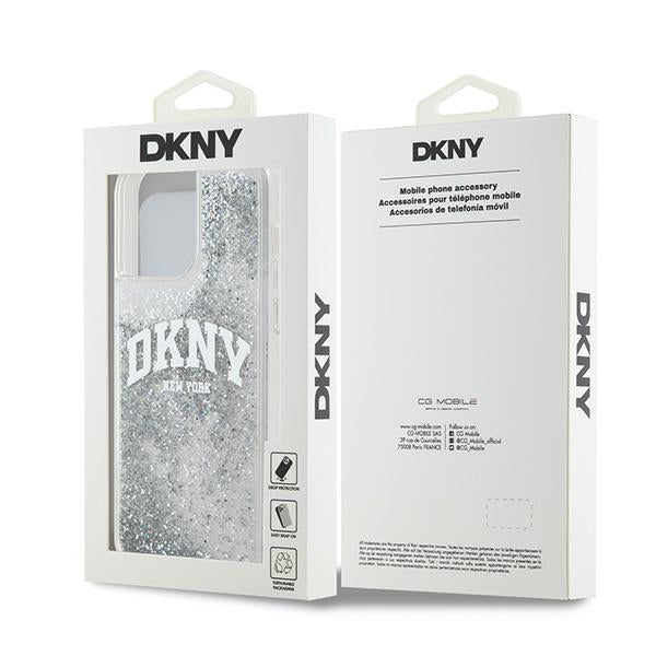 DKNY Handyhülle Liquid Glitter Big Logo - iPhone 15 Pro