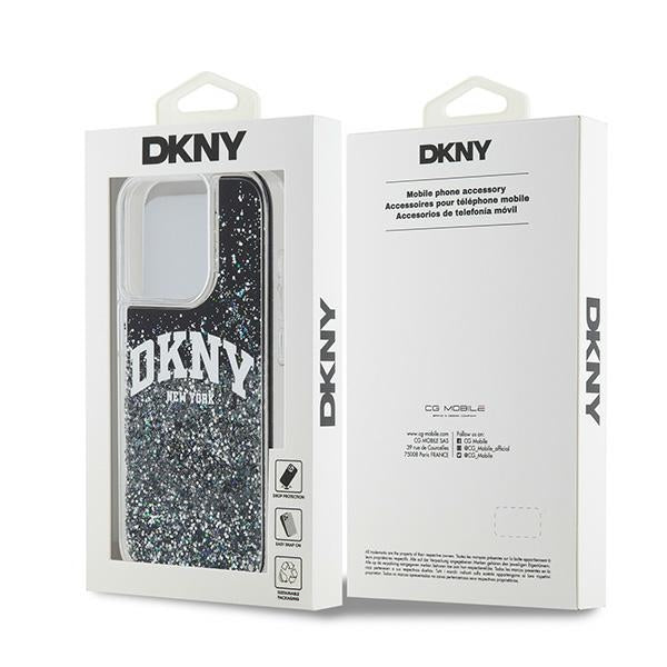 DKNY Handyhülle Liquid Glitter Big Logo - iPhone 14 Pro Max