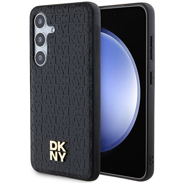 DKNY Handyhülle MagSafe mit Monogrammmuster und Metalllogo - Samsung Galaxy S24 Plus