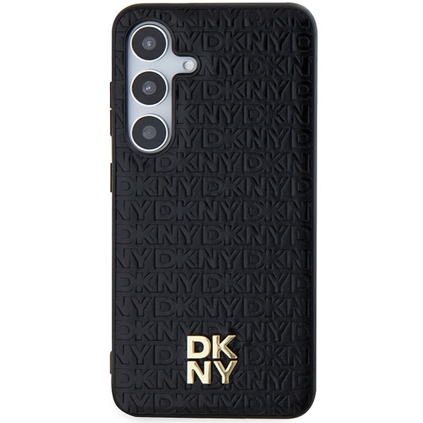 DKNY Handyhülle MagSafe mit Monogrammmuster und Metalllogo - Samsung Galaxy S24 Plus