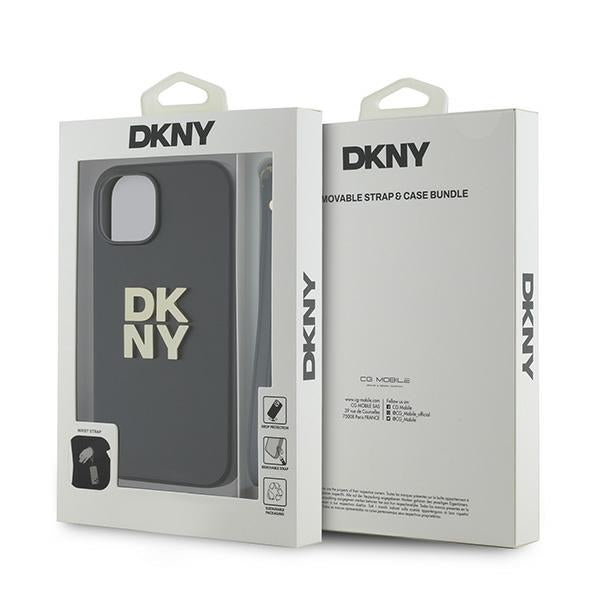 DKNY Handyhülle Handschlaufe mit Logo - iPhone 15 Plus
