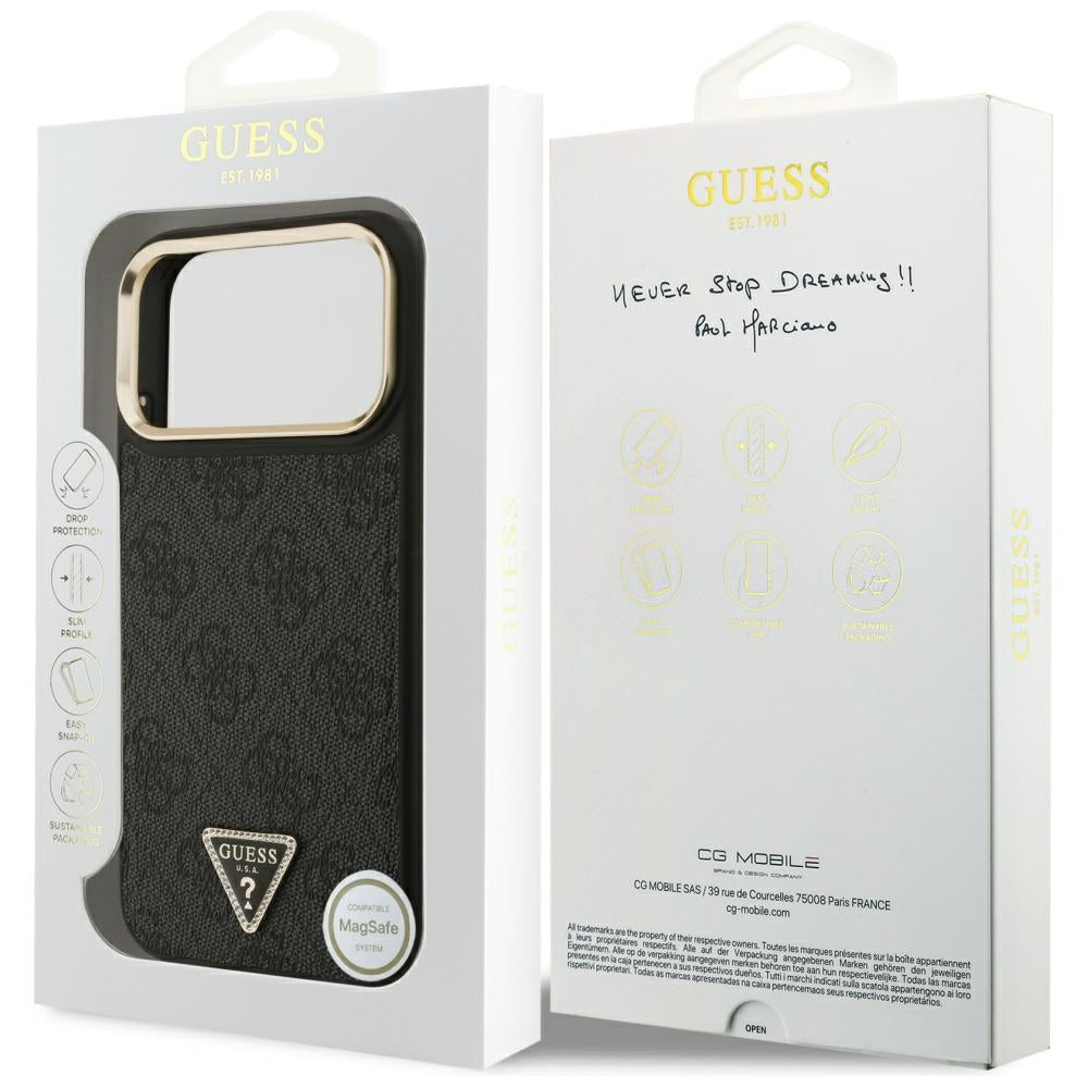 Guess Handyhülle 4G Triangle Logo MagSafe Kollektion - iPhone 17 Pro Max
