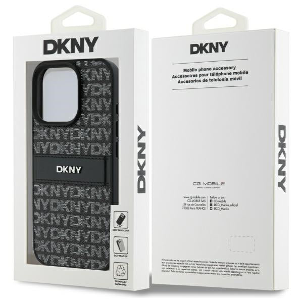 DKNY Handyhülle mit Monostreifen und Metalllogo - iPhone 16 Pro Max