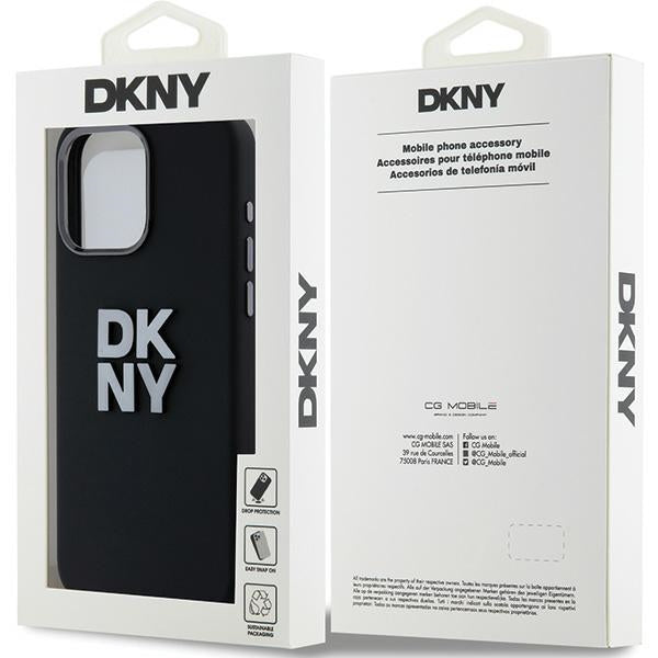 DKNY Handyhülle Liquid Silicone Metal Logo - iPhone 15 Pro Max