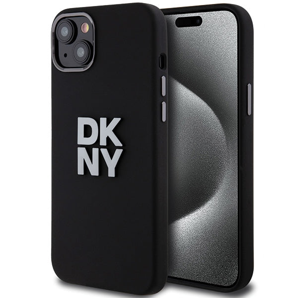 DKNY Handyhülle Liquid Silicone Metal Logo - iPhone 14 Plus