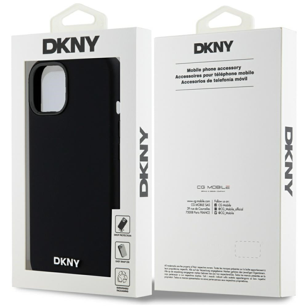 DKNY Handyhülle Plain Logo MagSafe - iPhone 15 Plus