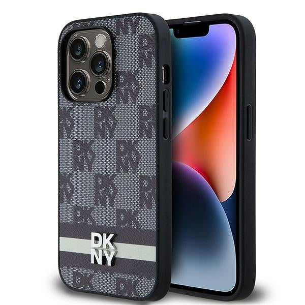 DKNY Handyhülle Checkered Pattern Printed Stripes- iPhone 15 Pro Max