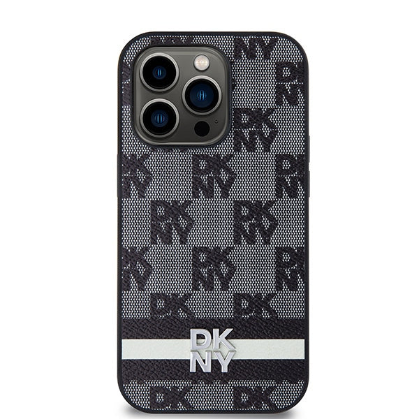 DKNY Handyhülle Checkered Pattern Printed Stripes- iPhone 15 Pro Max