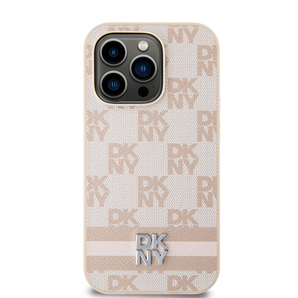 DKNY Handyhülle Checkered Pattern Printed Stripes- iPhone 15 Pro Max