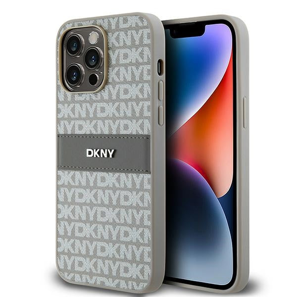DKNY Handyhülle mit Monostreifen und Metalllogo - iPhone 14 Pro Max