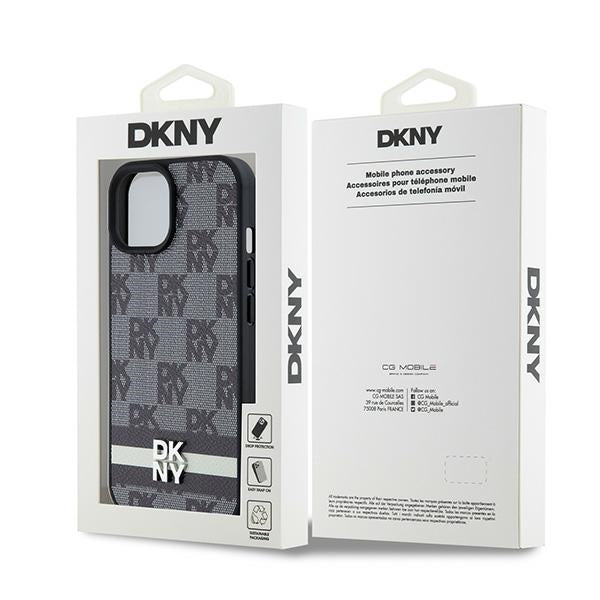 DKNY Handyhülle Checkered Pattern Printed Stripes- iPhone 14 Plus