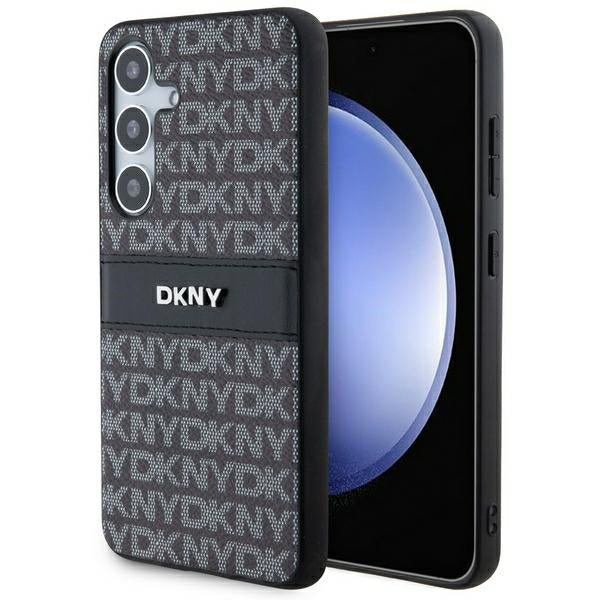 DKNY Handyhülle mit Monostreifen und Metalllogo - Galaxy S24 Plus