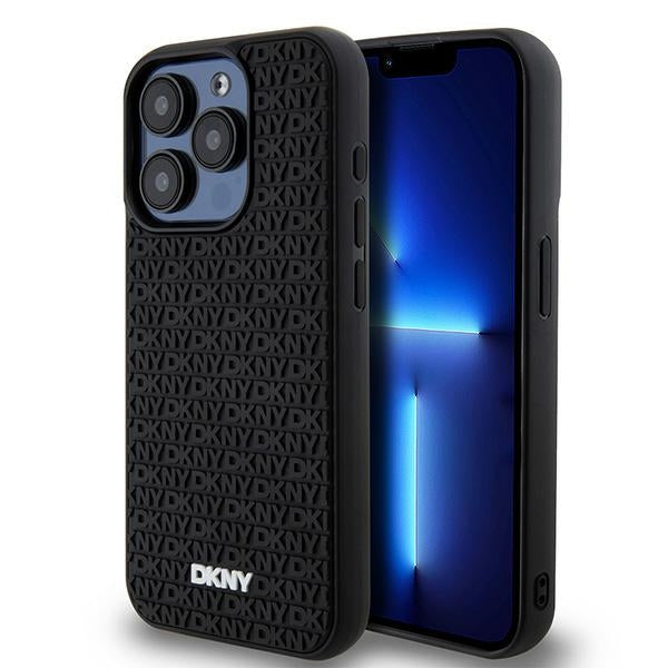 DKNY Handyhülle 3D Gummi Wiederholungsmuster Kollektion - iPhone 15 Pro