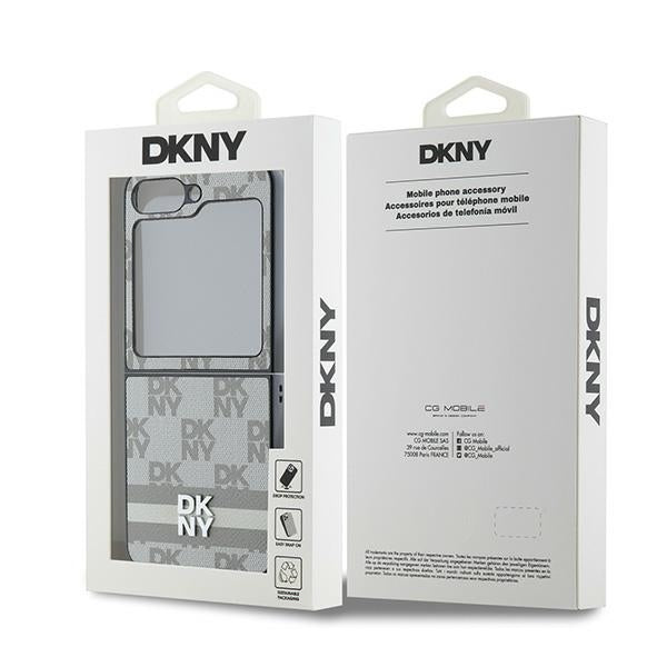 DKNY Handyhülle Magsafe Karomuster bedruckte Streifen Kollektion - Samsung Galaxy Z Flip 6