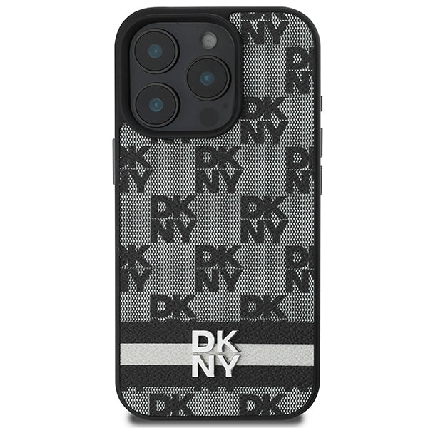 DKNY Handyhülle Checkered Pattern Printed Stripes- iPhone 16 Pro