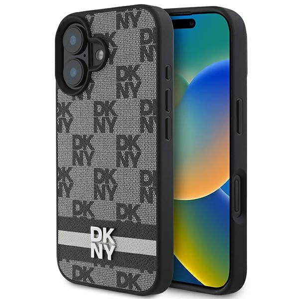 DKNY Handyhülle Checkered Pattern Printed Stripes- iPhone 16