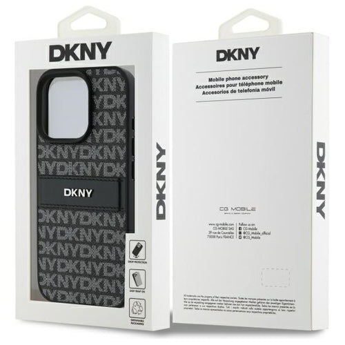 DKNY Handyhülle mit Monostreifen und Metalllogo - iPhone 16 Pro