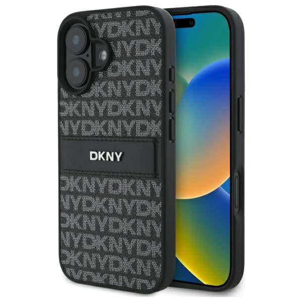 DKNY Handyhülle mit Monostreifen und Metalllogo - iPhone 16