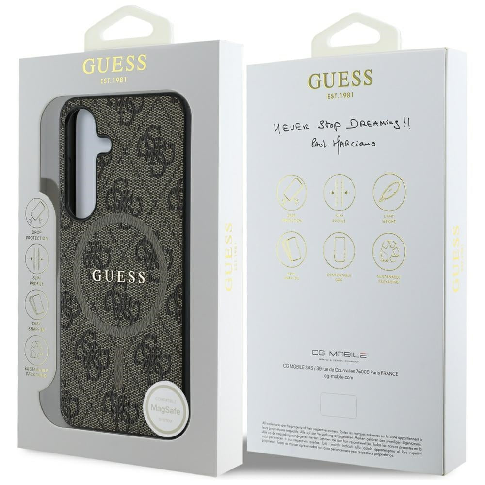 Guess Handyhülle 4G farbiger Ring Classic Kollektion - Samsung Galaxy S25