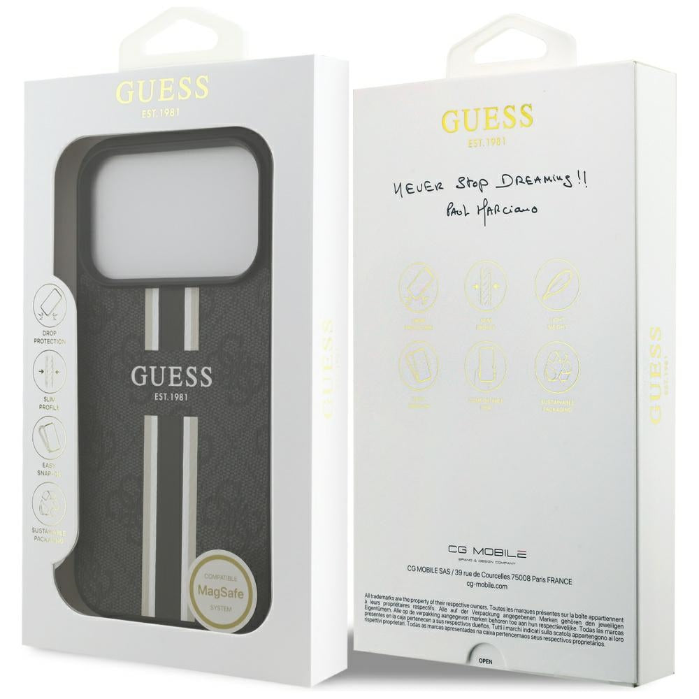 Guess Handyhülle mit Printstreifen Magsafe Kollektion - iPhone 17 Pro