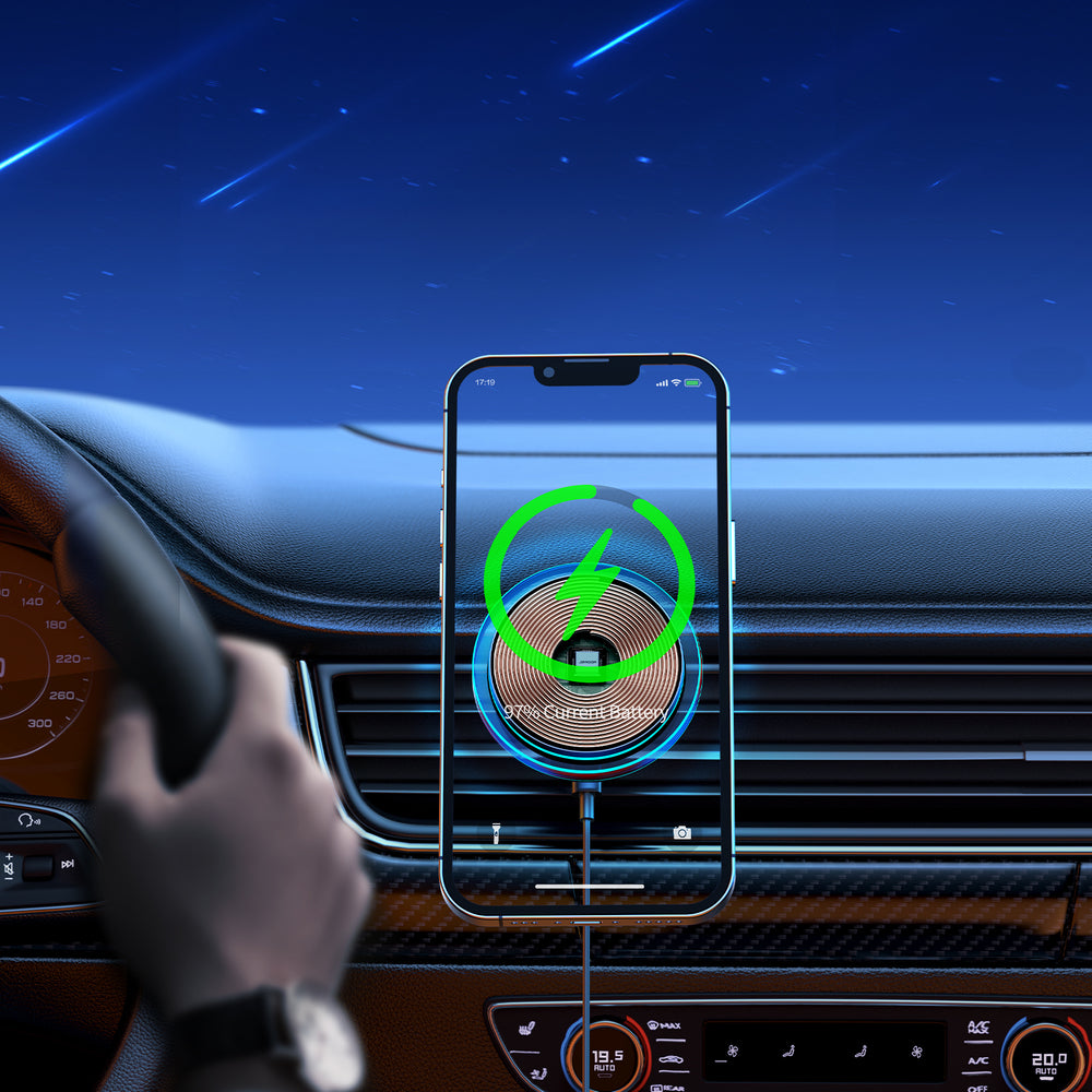 Joyroom Autotelefonhalter mit 15W Qi-Induktionsladegerät MagSafe kompatible