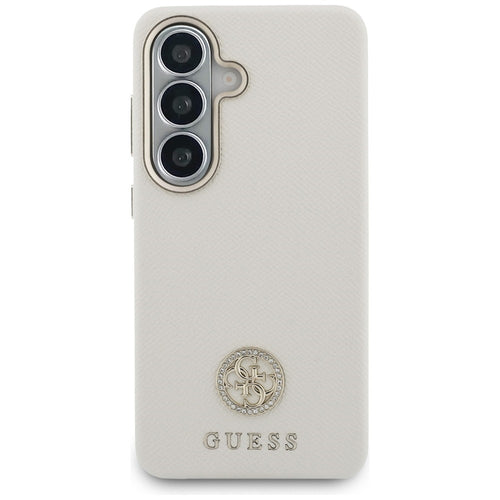 Guess Handyhülle Grained Strass Logo MagSafe - Samsung Galaxy S26