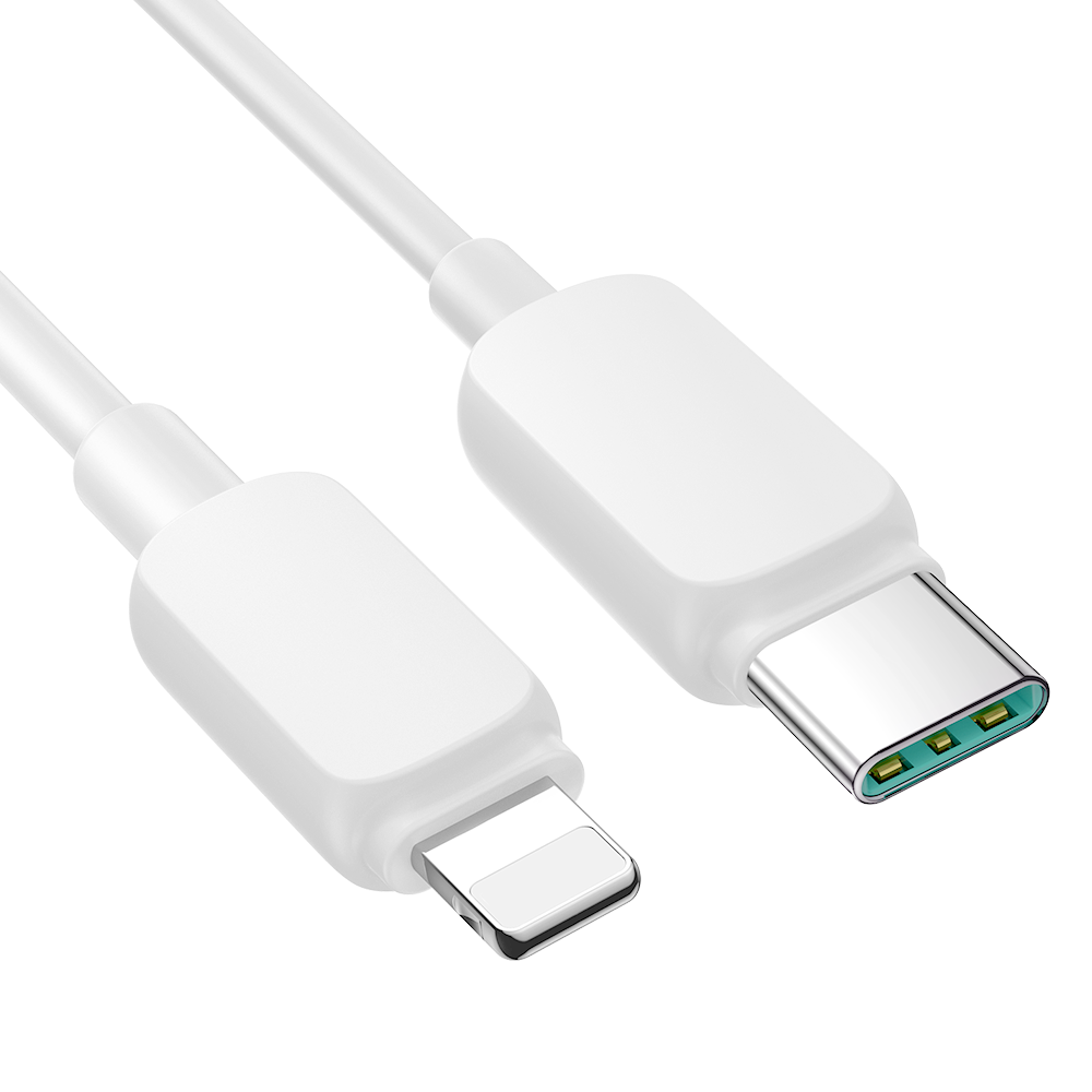 Joyroom Multi-Color Series A14 USB-C zu Lightning 30W Kabel 1,2 m inweiß