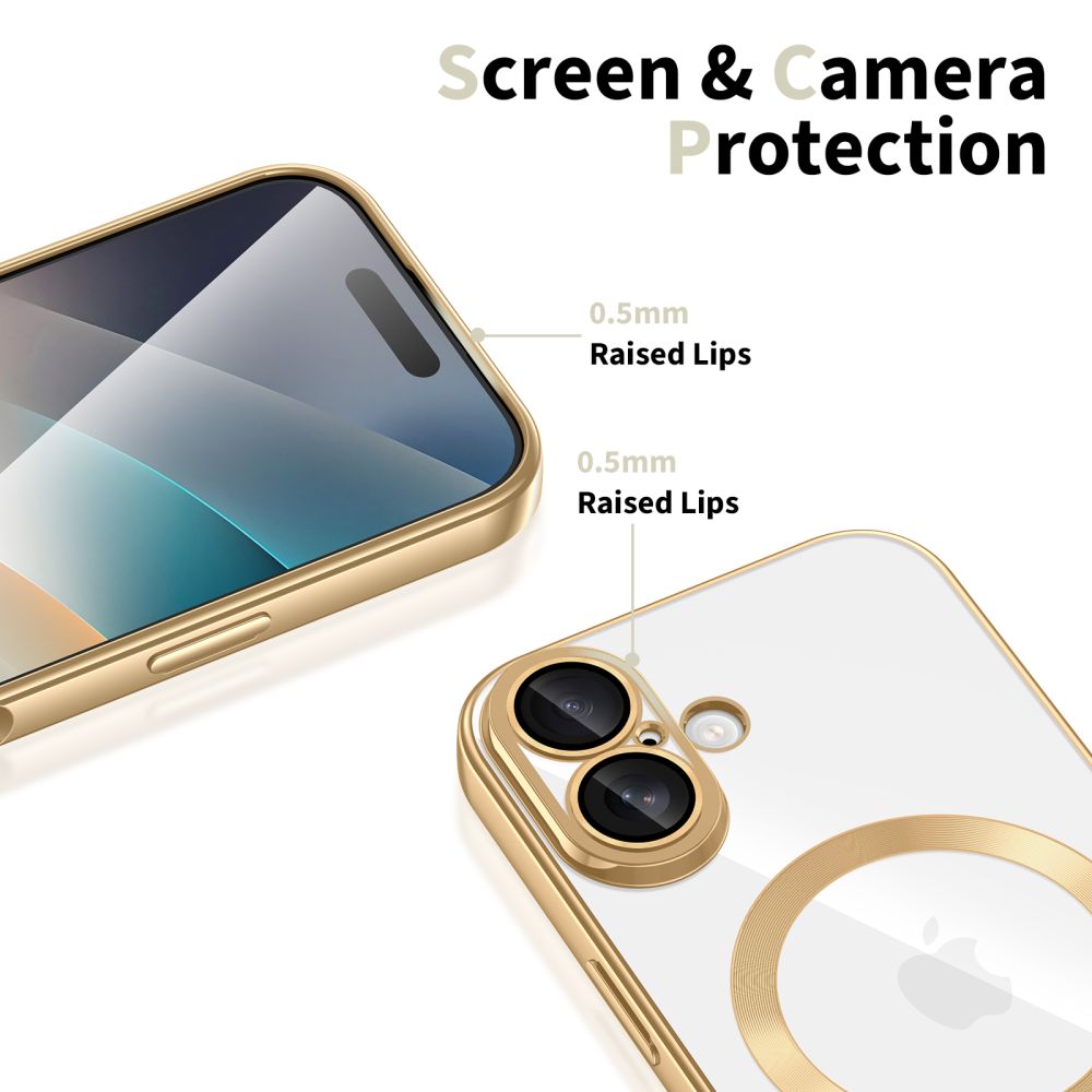 Tech-Protect MagSafe Hülle für iPhone 17 – Gold